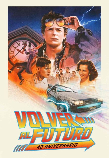 Volver al futuro sigue las aventuras de Marty McFly, quien viaja a 1955 en un DeLorean y pone en riesgo su propia existencia.