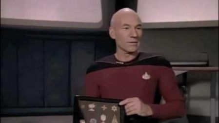 Star Trek presentó dispositivos similares a las tablets actuales.
