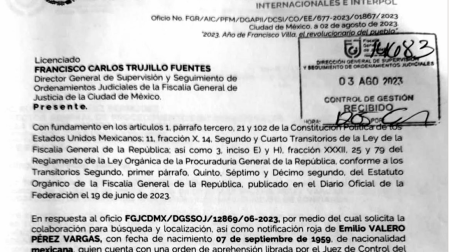 documento de la Fiscalía