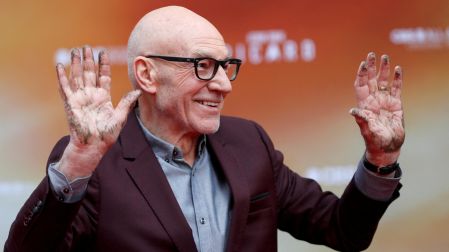 Patrick Stewart alcanzó gran popularidad con la saga de Star Trek.