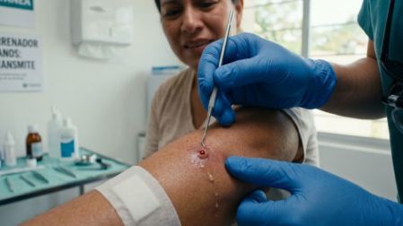 ¿Cómo se transmite el gusano barrenador en humano?