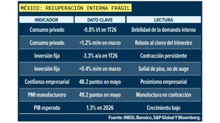 ¿Consumo interno o T-MEC? De esto dependerá el crecimiento de México