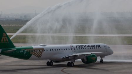 Flota en expansión: Mexicana de Aviación recibe su séptimo Embraer E190-E2.