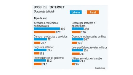 Aumenta la brecha en el uso de internet, alertan expertos.