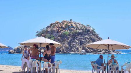 Disminuye la llegada de turistas internacionales a playas de México.