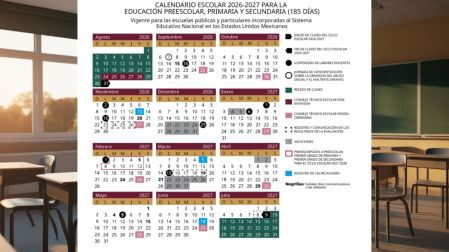 Calendario escolar SEP 2026-2027: fechas tentativas
