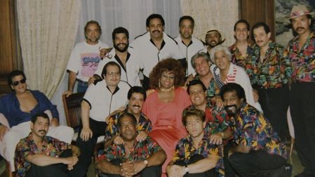 Celia Cruz reunió a los miembros de La Fania.