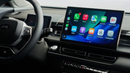 La pantalla presenta modificaciones respecto al modelo anterior.