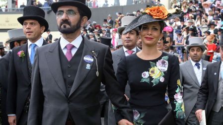 La pareja se casó en 2004 y tuvo dos hijos, pero la relación terminó de manera dramática cuando Haya abandonó Emiratos Árabes Unidos.
