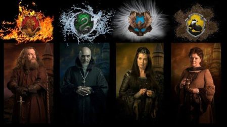 Cuatro magos legendarios se unieron para fundar Hogwarts.