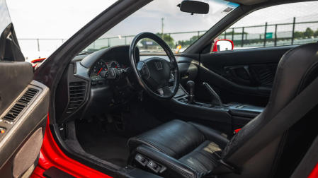 El interior del Honda NSX de Ayrton Senna