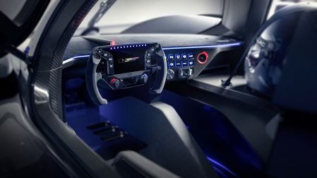 El interior del Cadillac V-One Concept