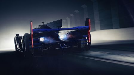 La parte trasera dle Cadillac V-One refleja la herencia de las carreras.