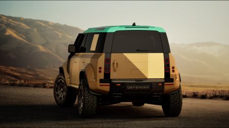 La parte trasera del Defender Dakar que podrán adquirir un selecto número de clientes.