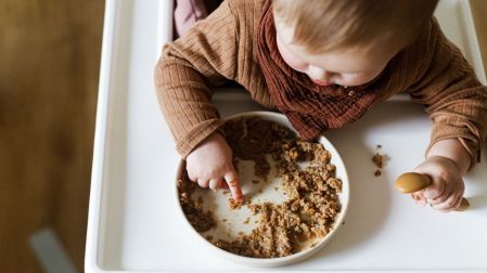 Cortes y trozos seguros en alimentación complementaria BLW