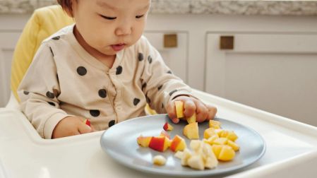 Cortes y trozos seguros en alimentación complementaria BLW