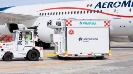 Movimiento internacional de carga aérea en México registra incremento de 1.8% en junio