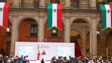 Sheinbaum destaca estabilidad económica de México durante su Segundo Informe de Gobierno.