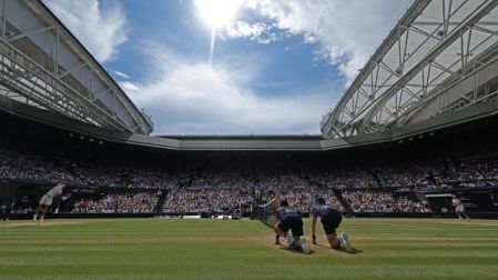 Wimbledon es el único Grand Slam que cuenta con el césped como superficie.