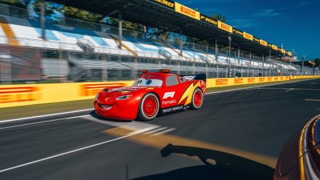 El Rayo McQueen dará una vuelta de honor en el circuito de Monza.