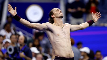 Alexander Zverev se desahogó tras superar su partido de cuatro horas y 33 minutos en la segunda ronda del US Open 2026