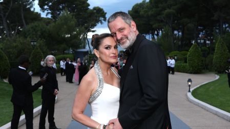 Mariska Hargitay y su esposo