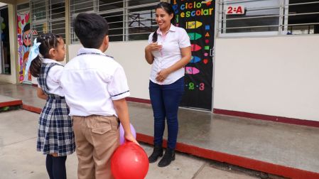 Niños de educación básica en México
