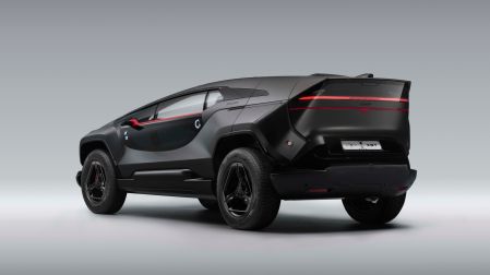 Parte trasera del Exobot en versión SUV