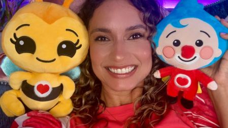 Natalia Rosminati es la voz de Plim Plim y Nesho
