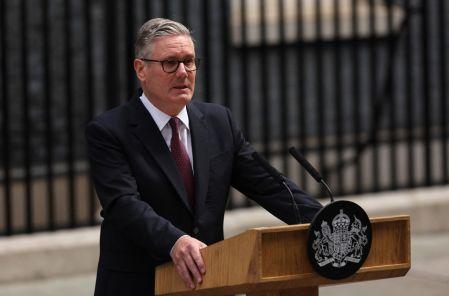 Keir Starmer anunció su renuncia como primer ministro de Reino Unido.