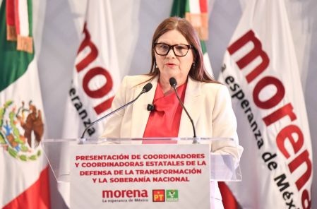 Imelda Castro, coordinadora estatal de la Defensa de la Transformación en Sinaloa