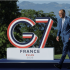 "El canciller de Alemania, Friedrich Merz, camina durante la cumbre del G7 en Évian-les-Bains, Francia."