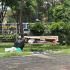El parque y sus alrededores son utilizados como tiradero clandestino.