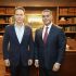 El senador Manuel Velasco Coello se reunió con el Secretario de Seguridad y Protección Ciudadana, Omar García Harfuch, para evaluar los resultados de la Estrategia Nacional de Seguridad.