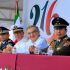 Más de 3 mil elementos de las Fuerzas Armadas, corporaciones de seguridad y planteles educativos participaron en la conmemoración del inicio de la Independencia de México en Ciudad Victoria.