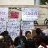 Manifestación para exigir justicia por feminicidios