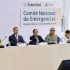 Rosa Icela Rodríguez y Omar García Harfuch encabezan evaluación del Segundo Simulacro Nacional 2026