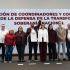 Elí César Cervantes Rojas, coordinador estatal para la Defensa de la Transformación y la Soberanía Nacional de San Luis Potosí, durante el evento de designación de coordinadores estatales, presidido por Ariadna Montiel Reyes, presidenta de Morena, y Citlalli Hernández Mora, presidenta de la Comisión Nacional de Elecciones de Morena.