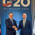 El secretario de Economía, Marcelo Ebrard, se reunió con Jaimeson Greer, representante comercial de Estados Unidos, en el marco de la reunión ministerial del G20.