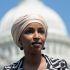 Ilhan Omar, legisladora demócrata crítica de Trump