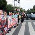 Trabajadores del IMSS protestan por salarios, falta de medicamentos e insumo