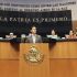 El canciller Roberto Velasco, al comparecer ante el Pleno del Senado en el marco de la Glosa del Segundo Informe de Gobierno