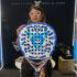 Marion Renner protagonizó 2 de las 9 obras en 'The Origins Canvas' durante el CUPRA PÁDEL TOUR IMAGEN 2026 presentado por Banco Multiva.
