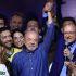 Lula Da Silva durante los festejos por su triunfo electoral.