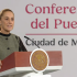 A través de un enlace desde Palacio Nacional a Pátzcuaro, Michoacán, la Presidenta encabezó el sorteo para la asignación de 448 viviendas de Conavi