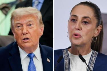 Sheinbaum responde a amenaza de Trump de no renovar el T-MEC: “Beneficia a los tres países”.
