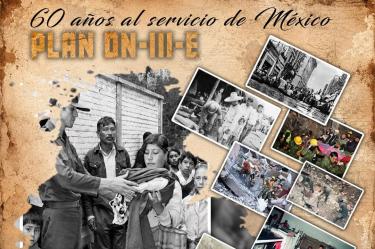 Sedena celebra 60 años del Plan DN-III-E