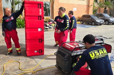 El Equipo USAR de Cruz Roja Mexicana concluyó las labores de reacondicionamiento, limpieza y verificación de su equipo especializado