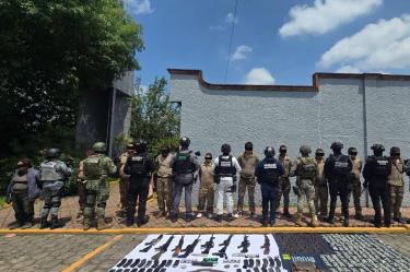 Autoridades detuvieron a diez personas integrantes de la organización delictiva en el municipio de La Piedad, Michoacán, colindante con Guanajuato.