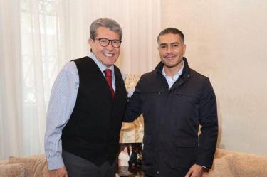 Omar García Harfuch y Ricardo Monreal